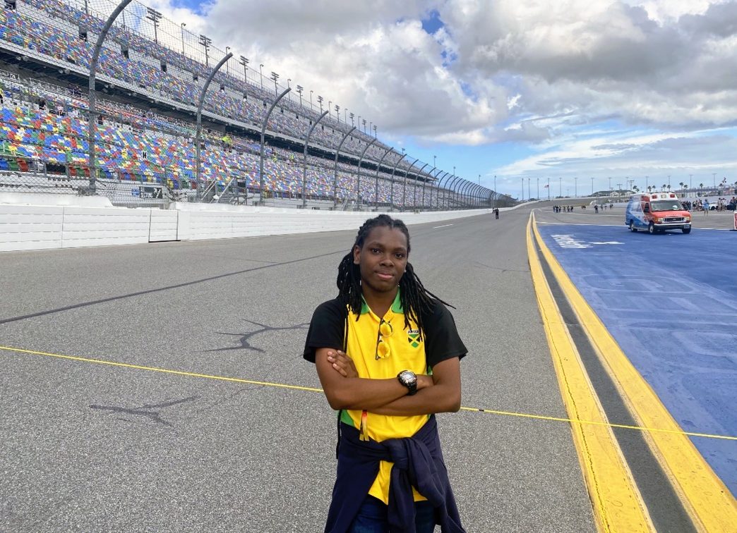 1NTERN, the Jamaican motorsport creator behind the YouTube channel 1nternTalksWheel